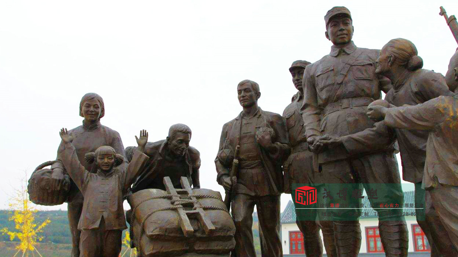 铸铜部队军人雕塑,户外广场景区景观,铸铜人物雕塑加工厂