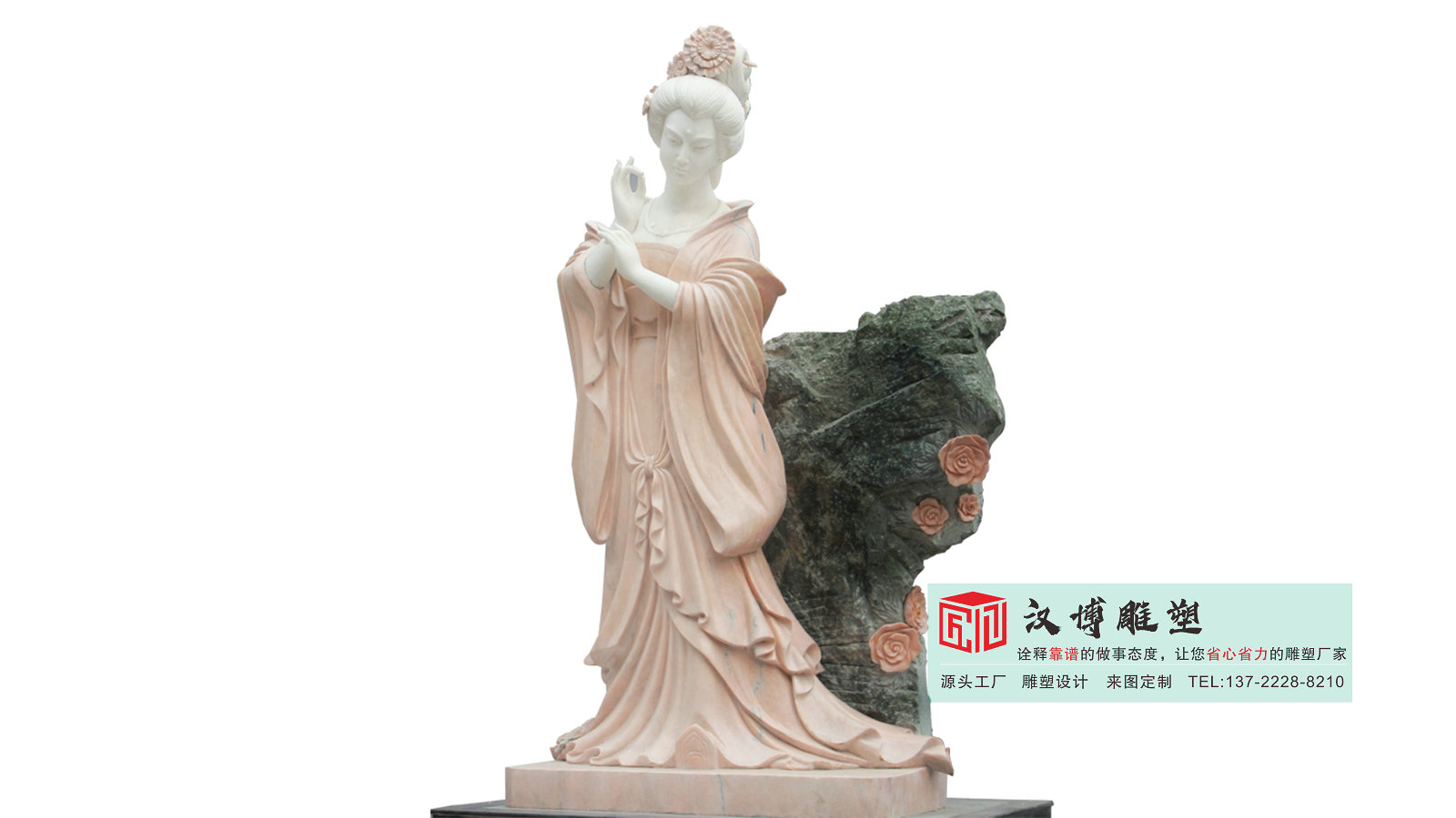 石雕古代美女雕塑,户外广场景区景观小品,人物石雕厂家定制