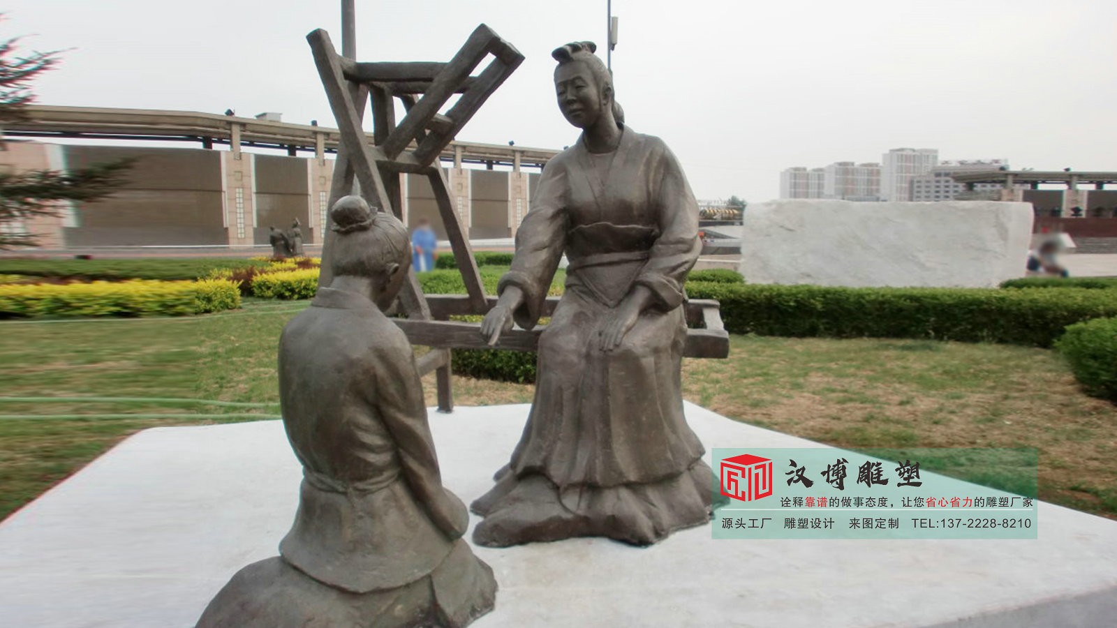 铸铜古代读书人物雕塑,户外景区公园景观小品,黄铜人物雕塑加工厂