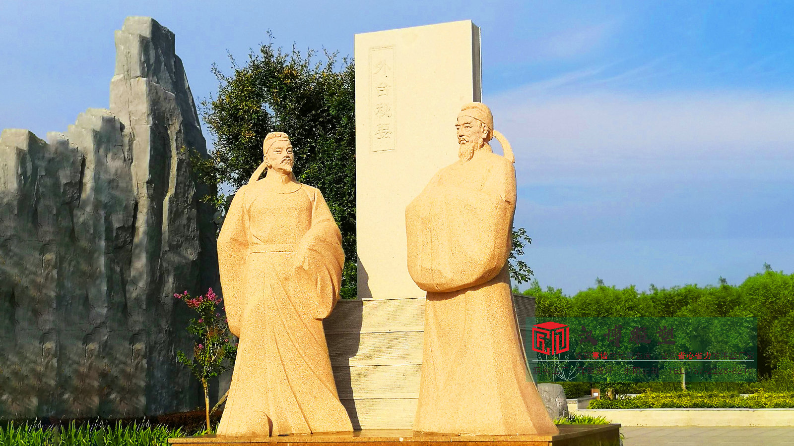 黄沙岩人物石雕雕塑,石雕像加工厂家,石雕像加工工厂
