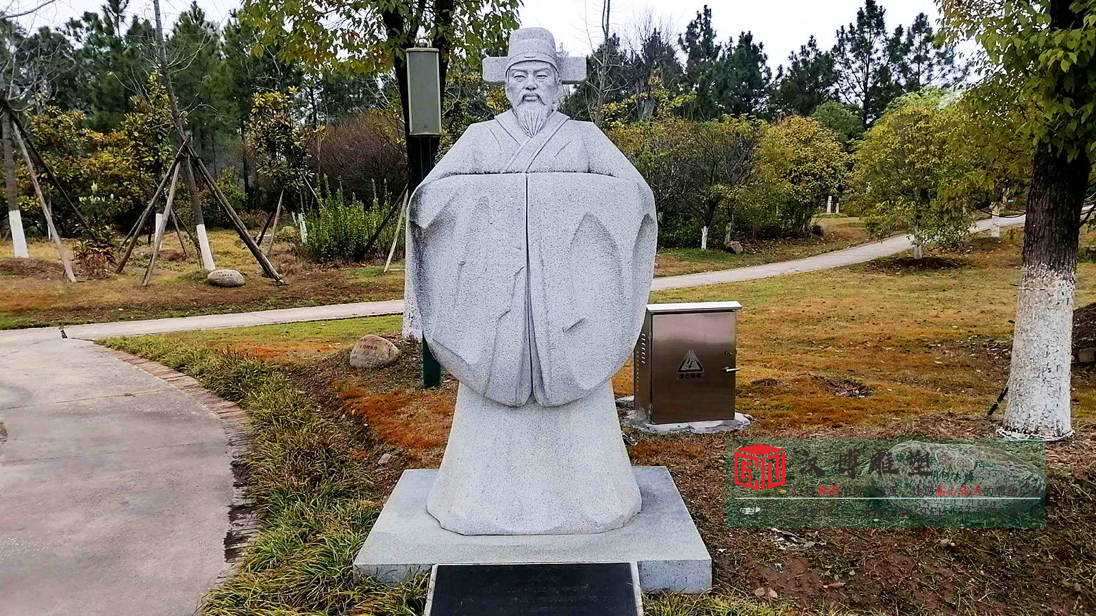 廉政石雕公园雕塑,景区文化人物雕像,古代历史名人石雕源头加工厂