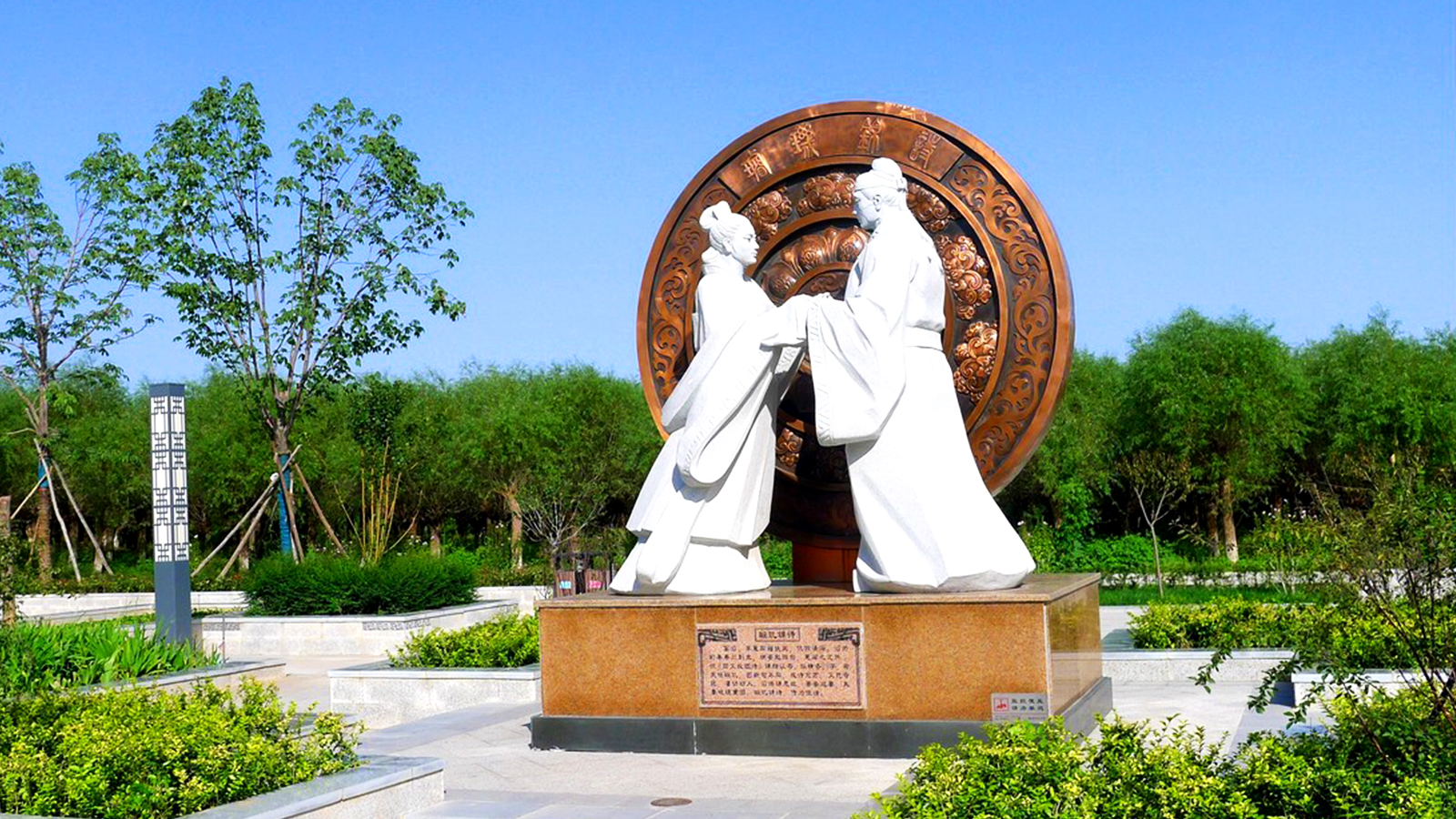 城市地标建筑雕塑,打卡石雕雕塑,石雕加工厂家