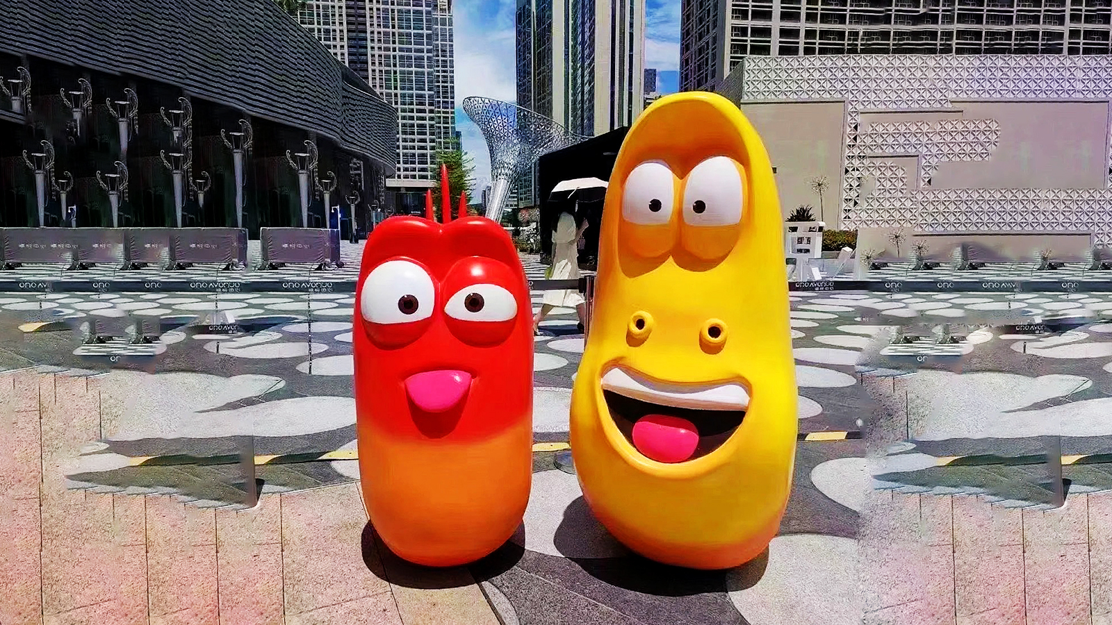 玻璃钢蔬菜卡通加工,大型广场景观定制,创意人物雕塑厂家